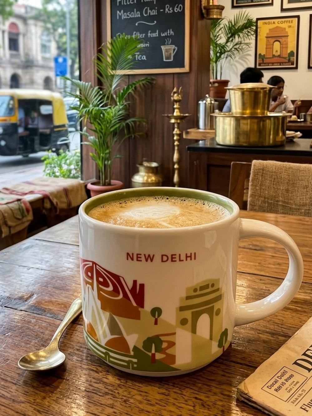 Starbucks New Delhi India Mug You Are Here Collection Stoneware Coffee Cup Rare